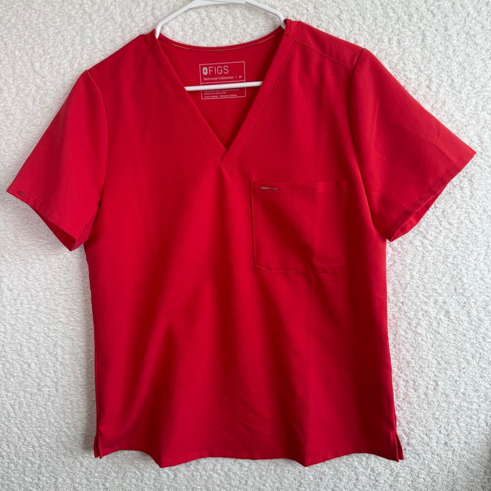 Figs Technical Collection Pride Catarina Scrub Top Womens Size Med Nursing